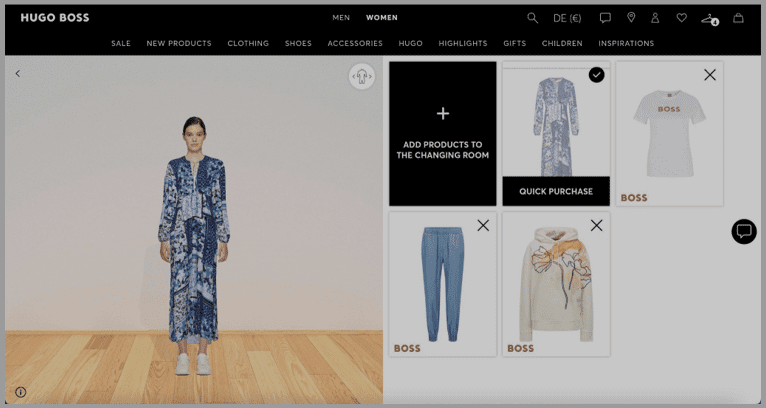 kwartaal Ondraaglijk Beide Hugo Boss Debuts Virtual Fitting Room Tech in 3 European Markets - Retail  TouchPoints