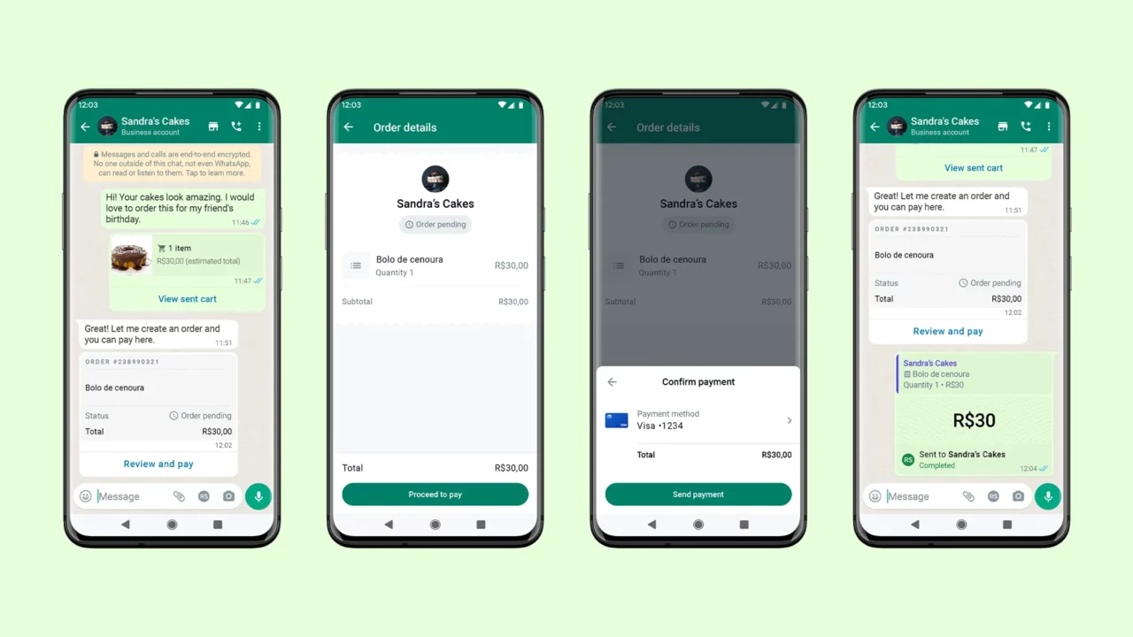 meta whatsapp new payment functionality