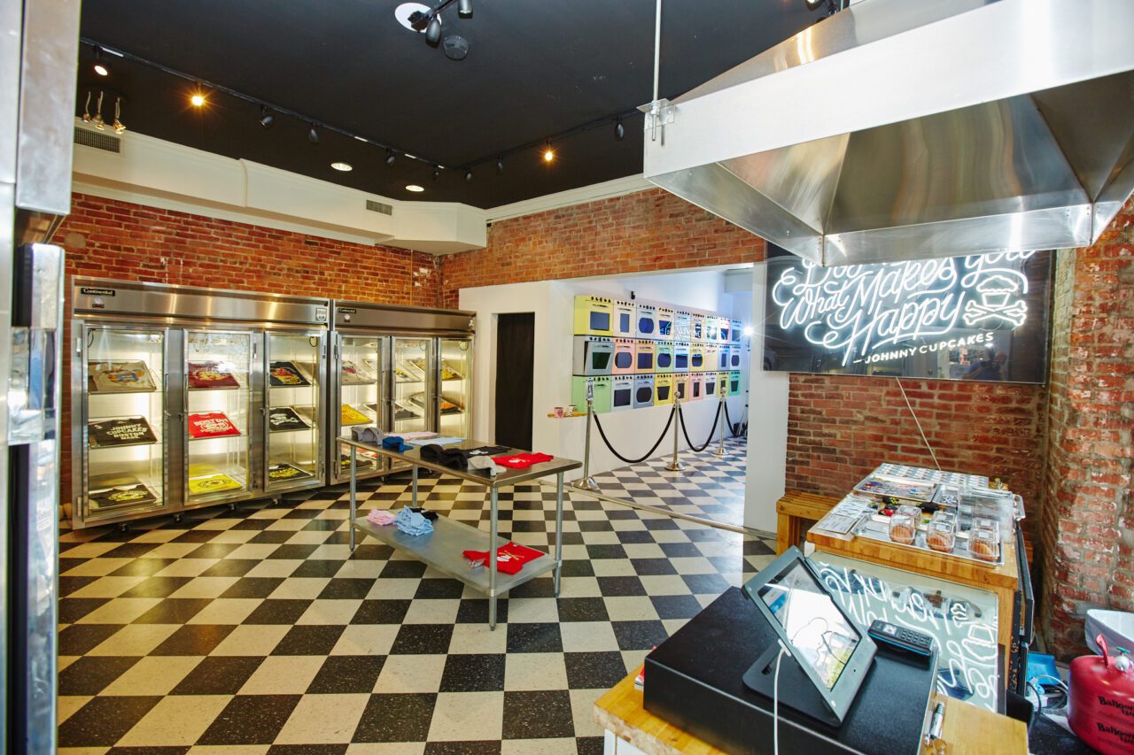 An inside view of the Johnny Cupcakes flagship in Boston, Mass.