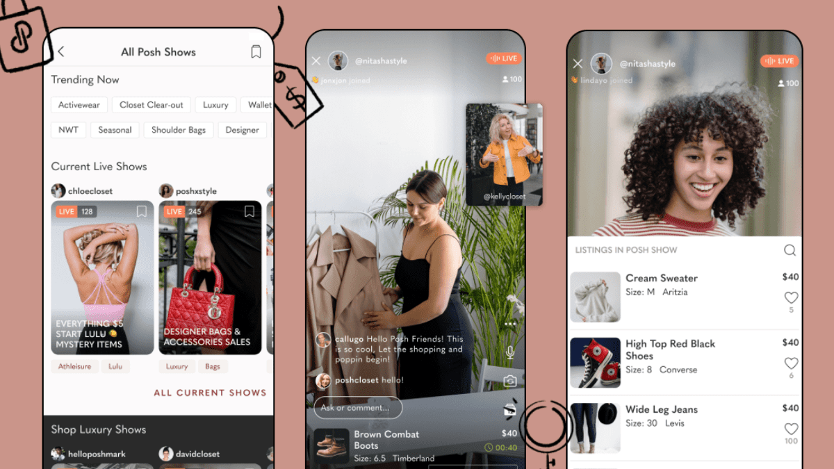 Poshmark Debuts Livestreaming to Address Gap in Live Commerce in the U Poshmark Debuts Livestreaming to Address Gap in Live Commerce in the U
