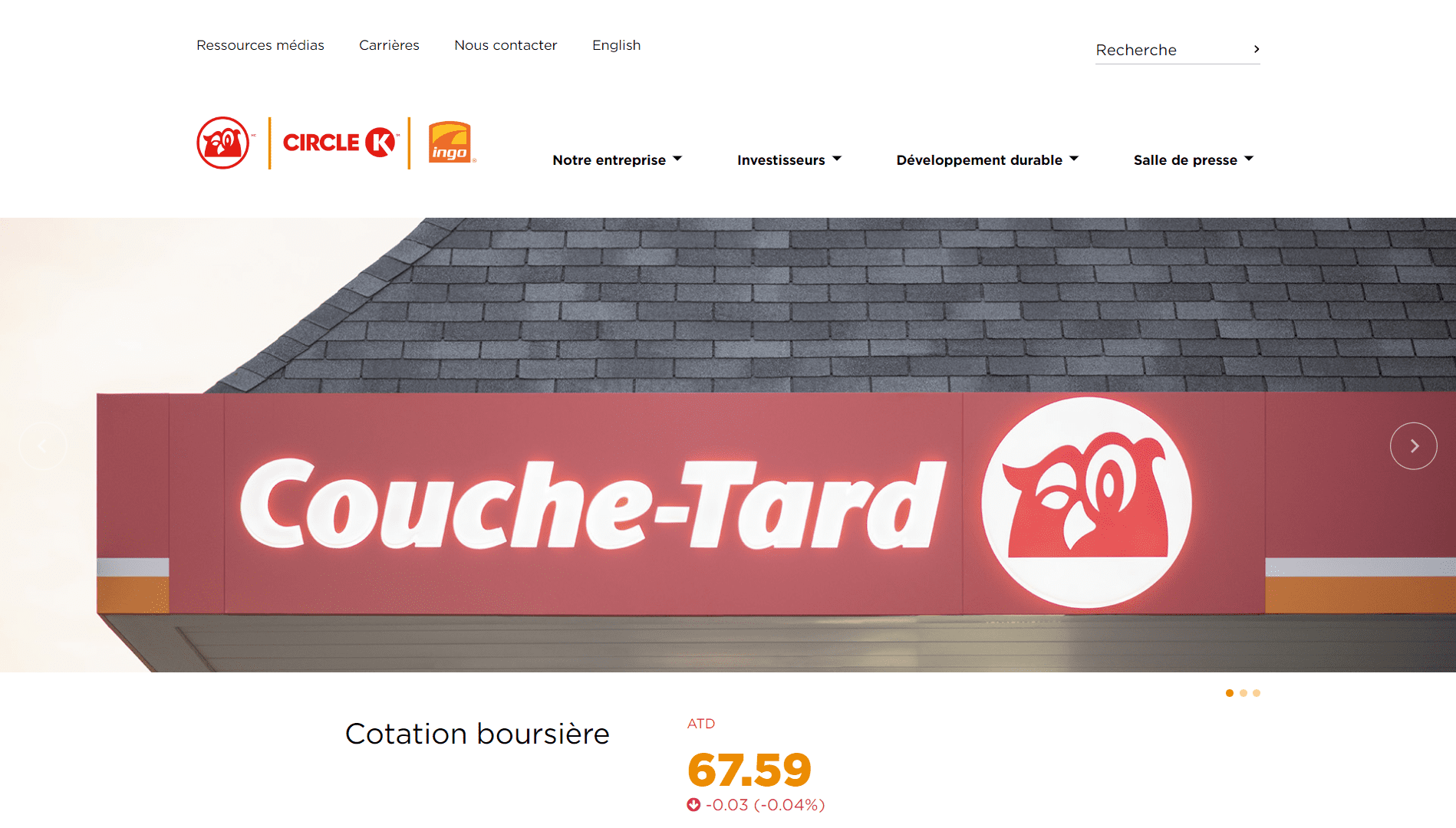 Alimentation CoucheTard, Majors Management to Acquire All 100+ Mapco C