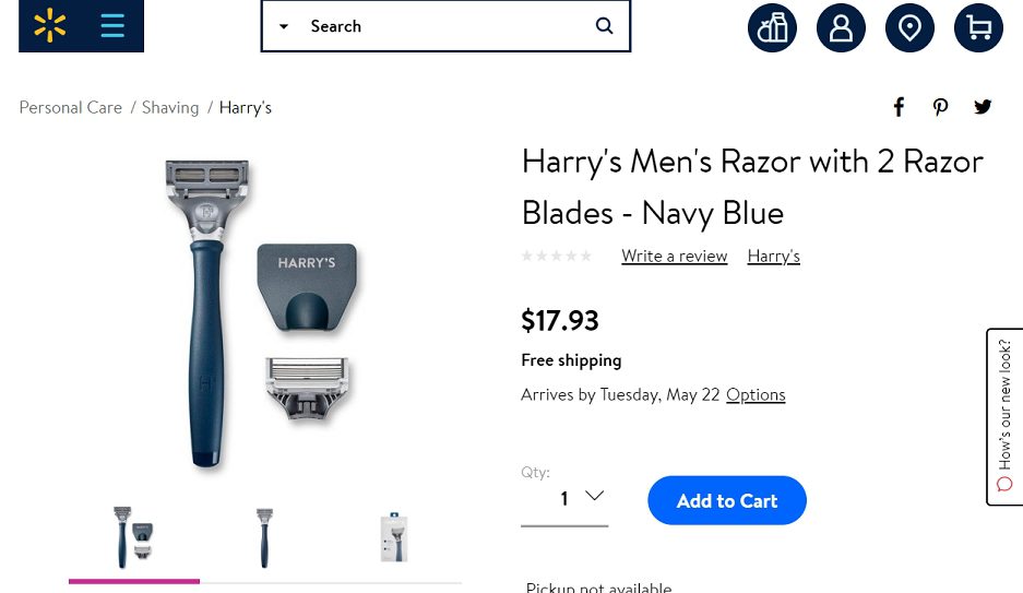 Harry’s Expands Retail Presence, Will Sell Razors In 2,200 Walmart