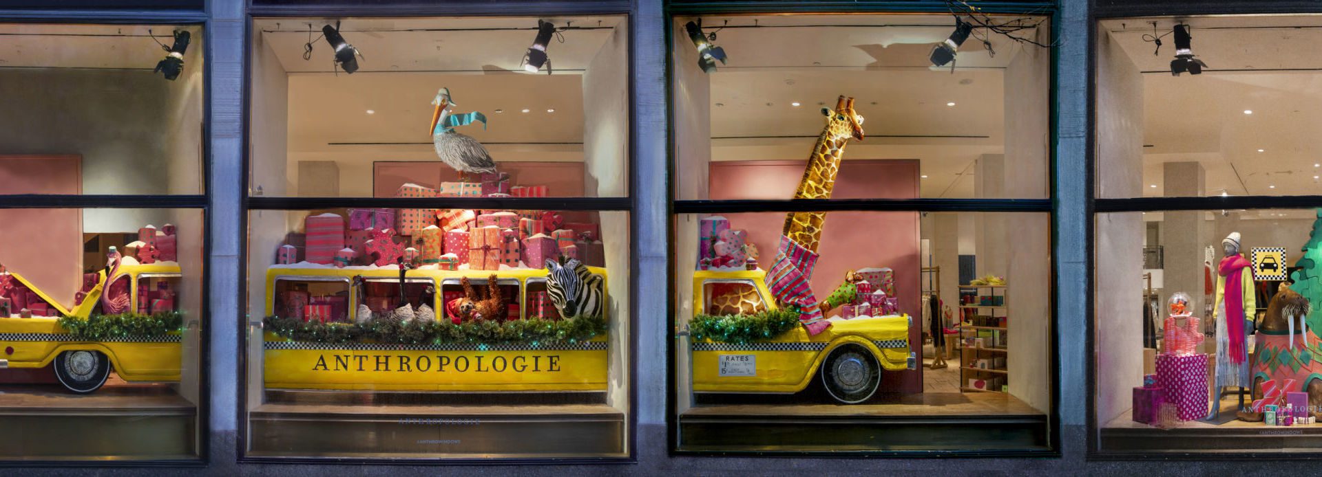 The Silver Award was awarded to Anthropologie Rockefeller Center. Photo by Kate Krabel.