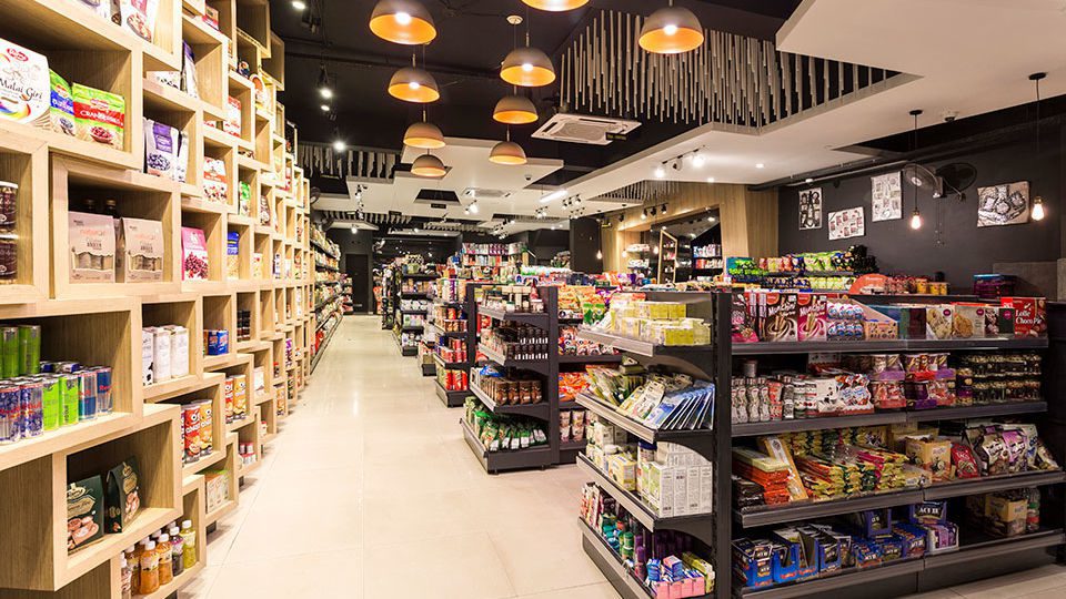 The light fixtures were designed by The Luminars.