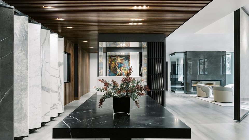 Moderno Porcelain Works introduces a new era of large format porcelain slabs for the commercial and residential industry.