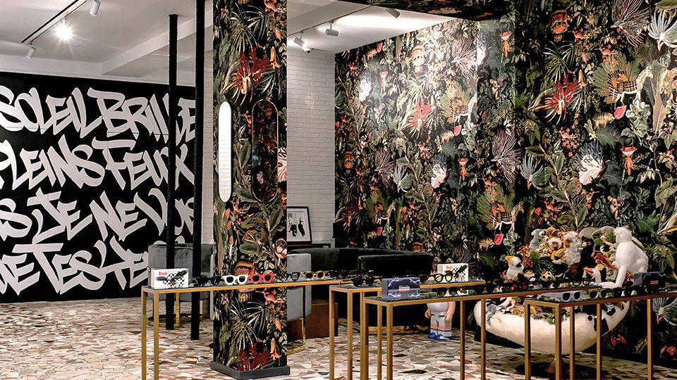 “After seven years of living and working in NYC, I wanted to have my own retail space. It was important to have a boutique that was not the equivalent of my store in Paris. I wanted this space to feel very personal. A lot of the elements within the store are the perfect combination between my Soho showroom and my apartment in Chelsea,” says Thierry Lasry.