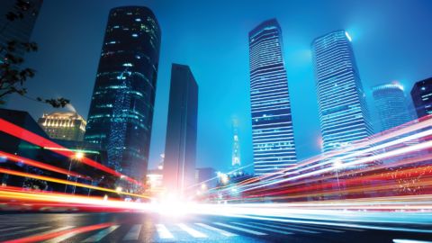 Skyline Image with Motion