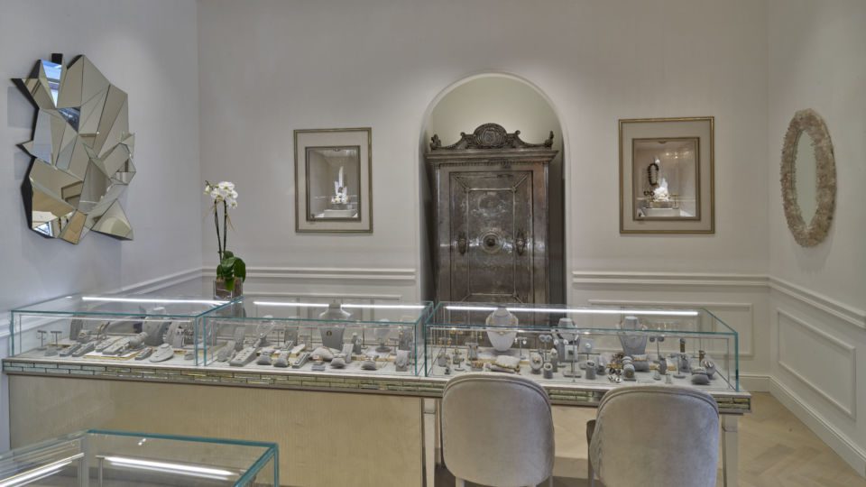 Unique artifacts and hand-picked art pieces selected by the owners are featured throughout, including an antique safe that has been in the family for decades.