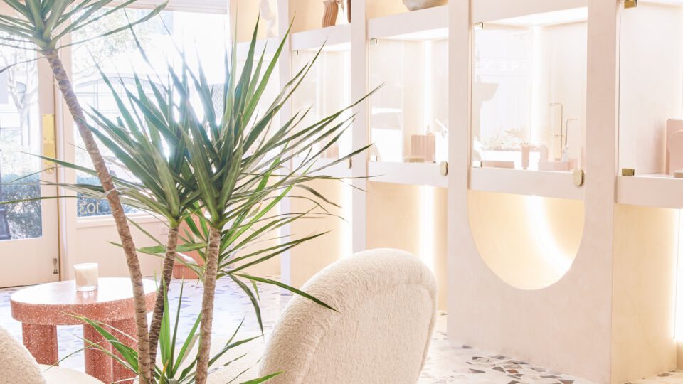 The flagship was designed to be inviting and not intimidating, taking cues from the hospitality industry for the interior design.