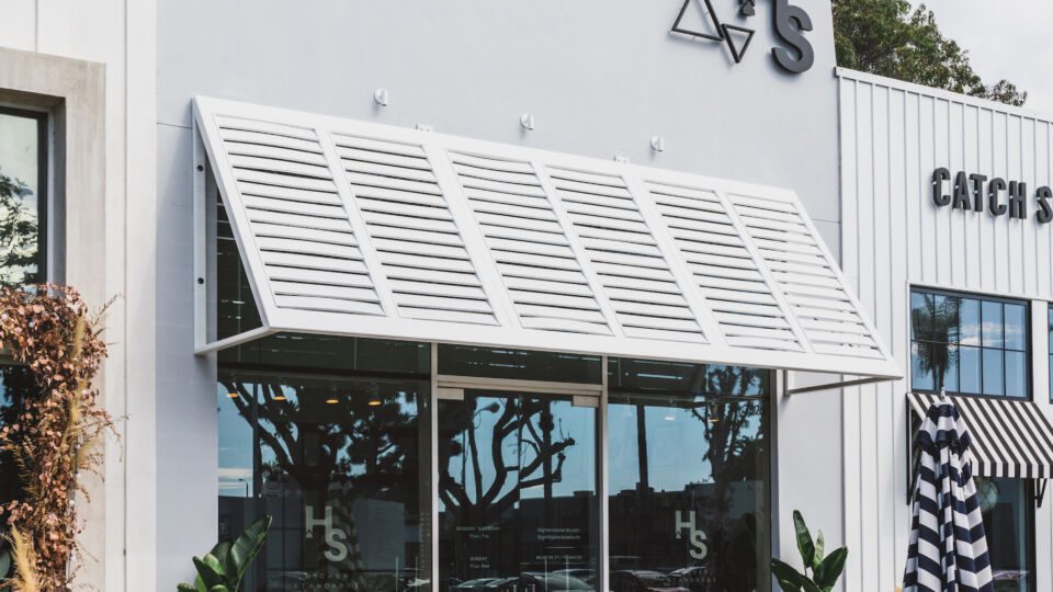 The Higher Standards flagship offers a contemporary take on a luxury smoke shop, showcasing a carefully curated product selection including Higher Standards’ own branded line.