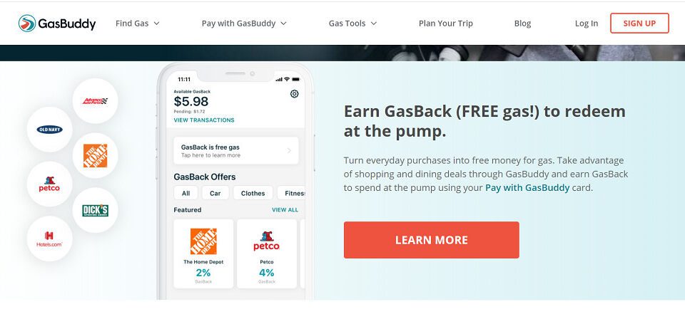 Pay cash-free at the pump with the free app!