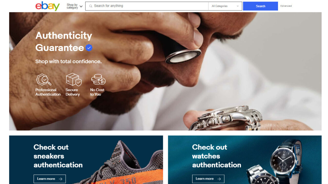 ebay watch authentication