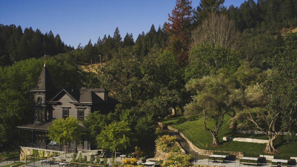 Located in St. Helena, Calif., just off Highway 29, the former farmhouse and prohibition-era cellar provides a creative escape from the typical trappings of Napa Valley.