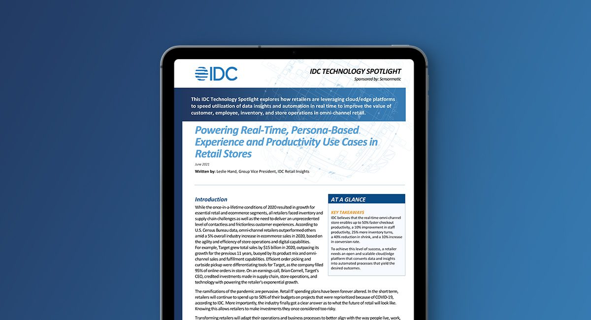 Powering Real-Time, Persona-Based Experience & Productivity Use Cases in Retail Stores