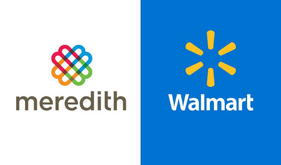 Walmart Meredith shoppable content