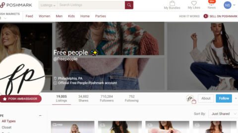 Poshmark Brand Closet social selling tools