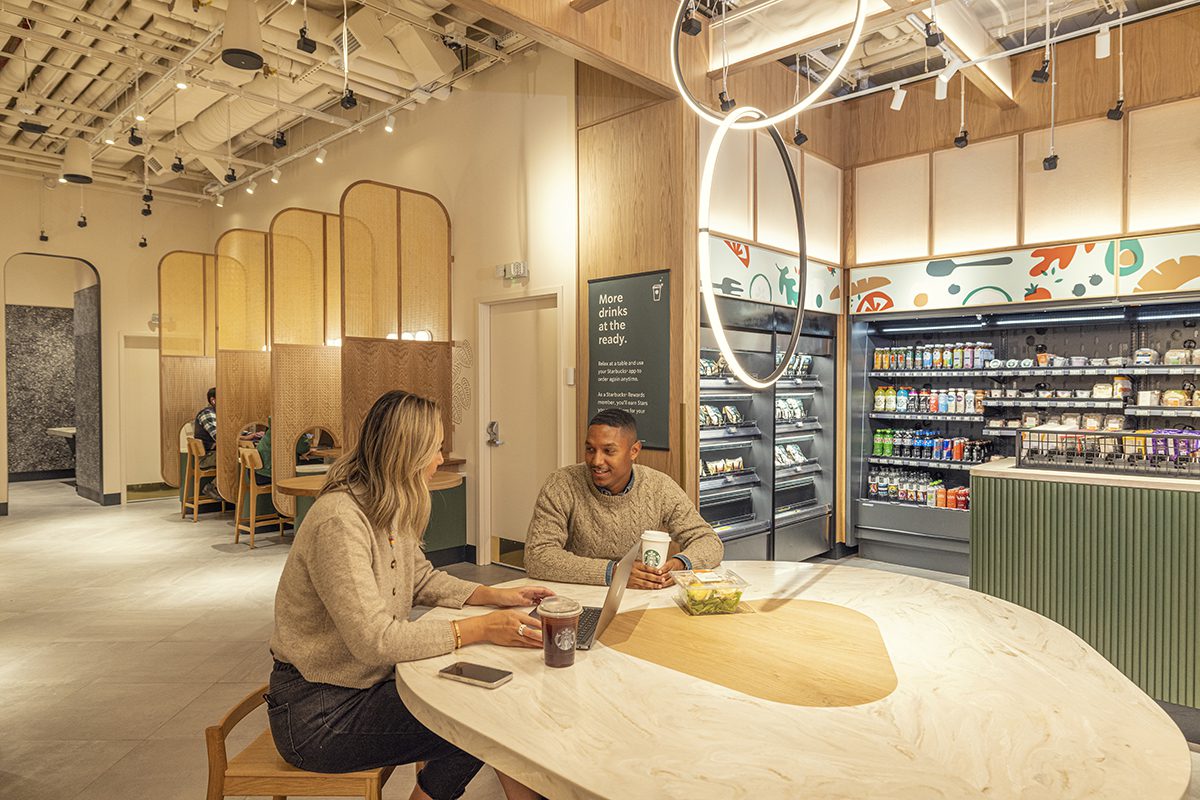 Starbucks Teams with Amazon Go for New Combination Store Concept in NYC, slide 4