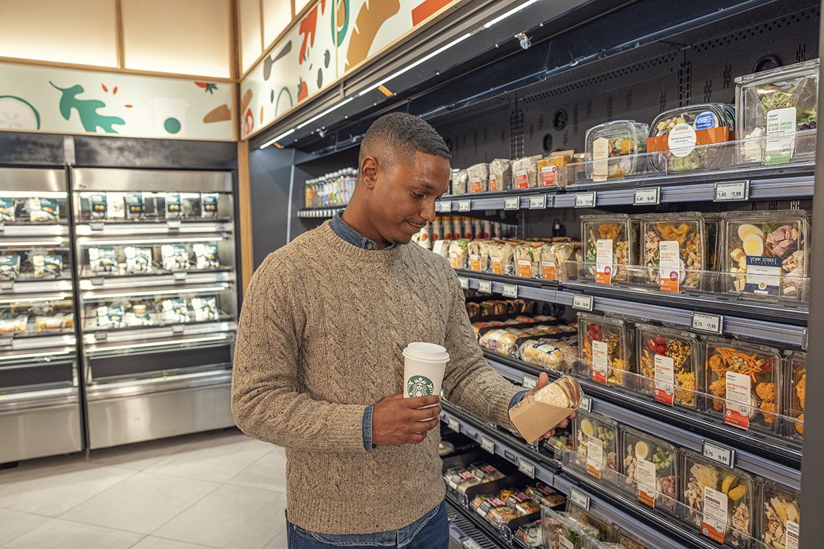 Starbucks Teams with Amazon Go for New Combination Store Concept in NYC, slide 6