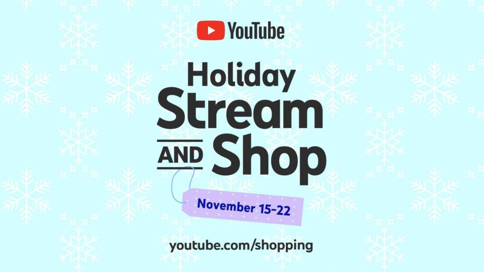 YouTube shoppable livestream