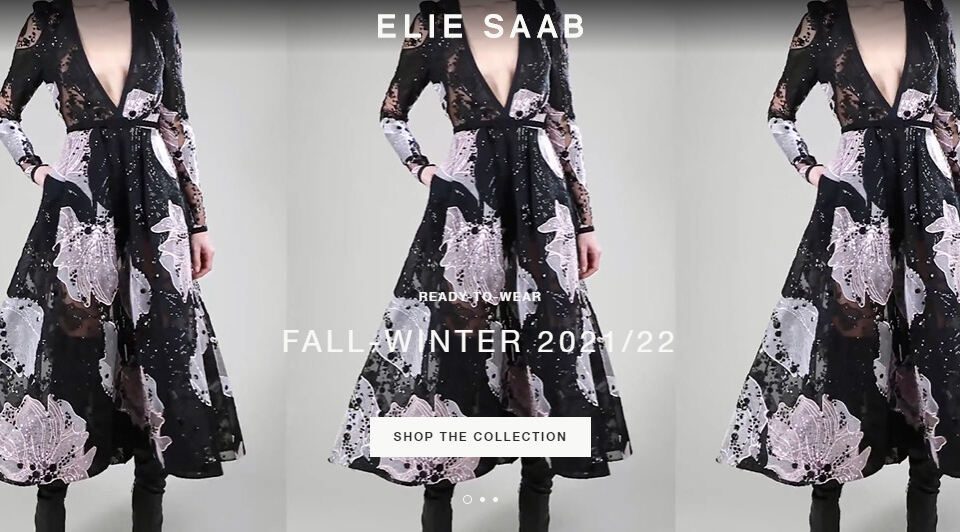 Elie Saab Website DTC