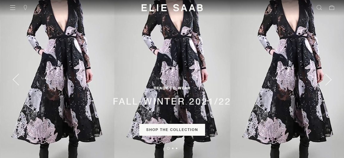 Elie Saab Website DTC