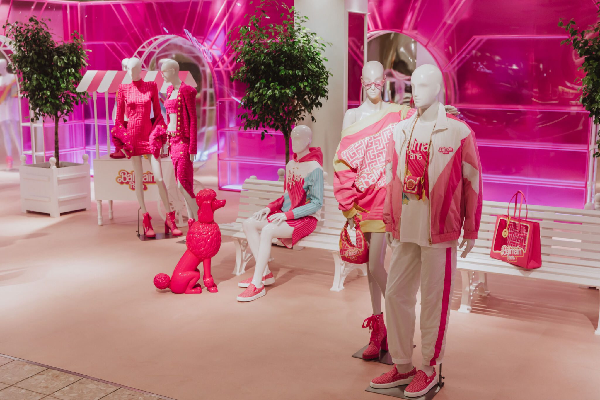 Neiman Marcus Evokes Paris’ Grand Palais for Balmain x Barbie Pop-Up, slide 4
