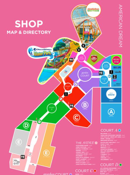 aventura mall map