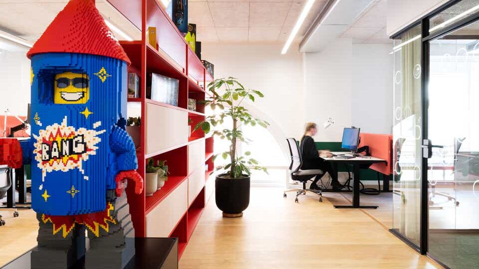 Inside LEGO's new Copenhagen-based digitally focused office.