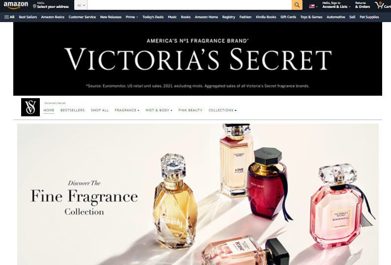 Victoria's Secret opens a storefront on Amazon to sell its beauty products.