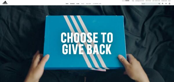 Adidas' resale offering powered by ThredUP.