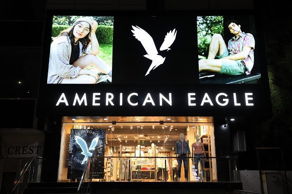 American Eagle is planning 50 new stores in India via its licensing partner in that country.