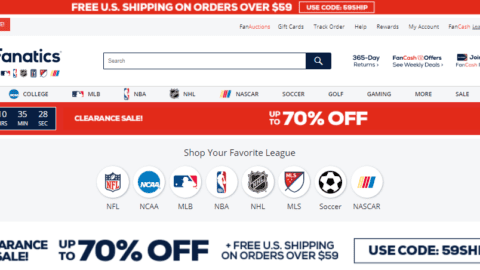 Sports commerce site Fanatics has tapped American Eagle's Quiet Platforms for help with delivery and supply chain.