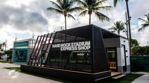 Hard Rock Stadium Express Shop features frictionless grab and go tech from Verizon 5G Labs and AiFi