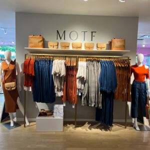 MOTF, SHEIN's higher-end line at the retailer's San Francisco pop-up.