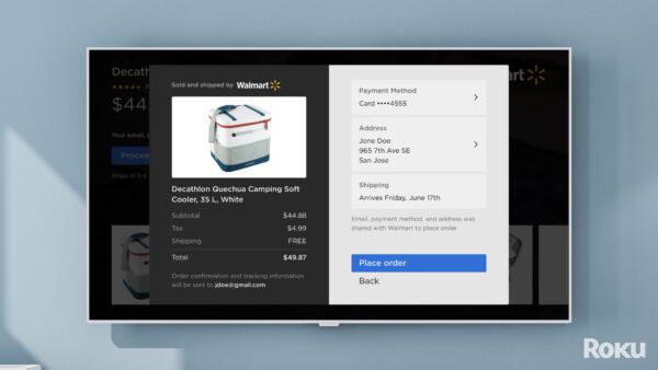 Payment information will be pre-populated by Roku pay making the process even more seamless.