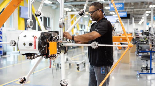 Amazon drone in development facility