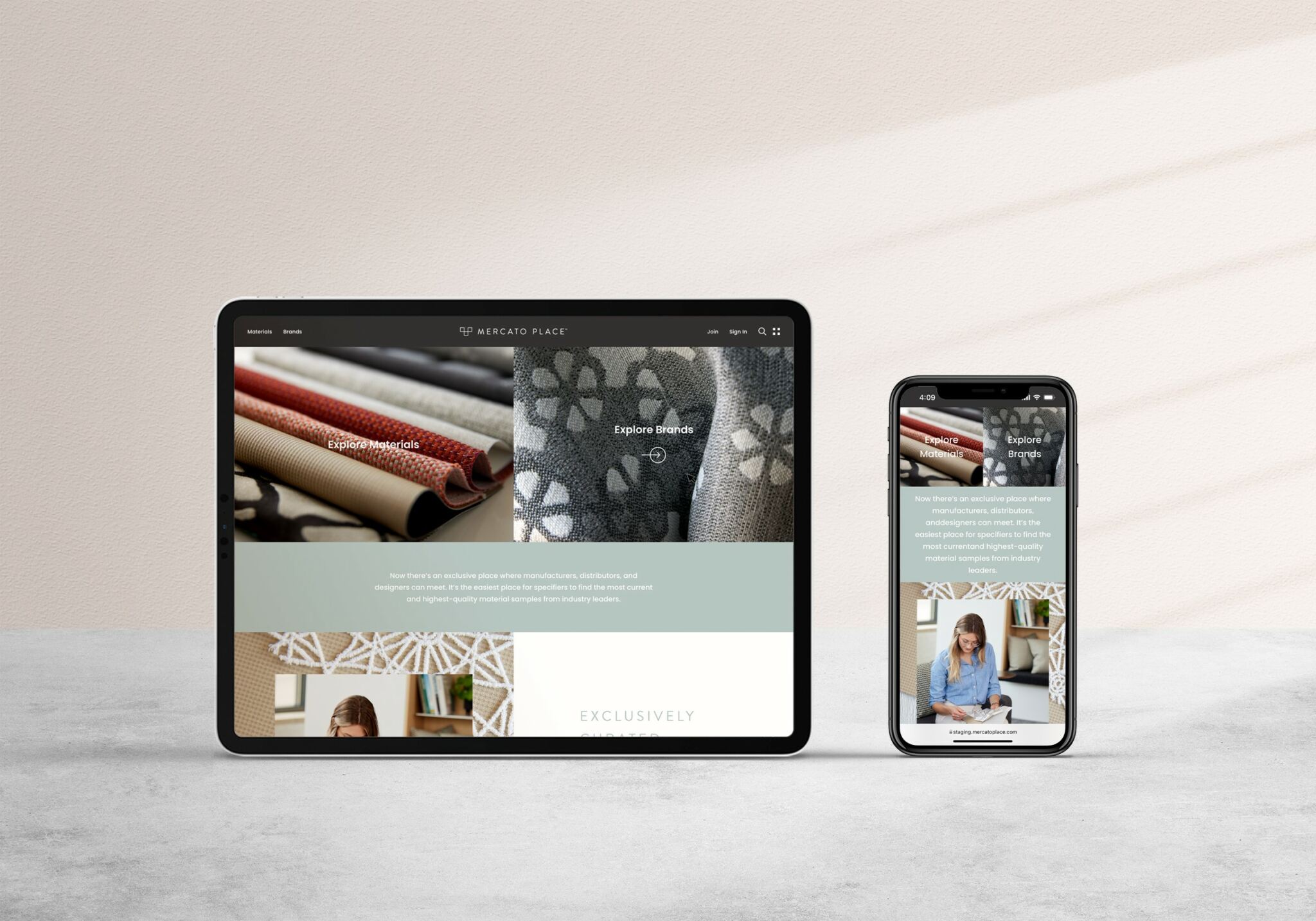 Interior Design Platform Mercato Place Affords Greener Sampling Process