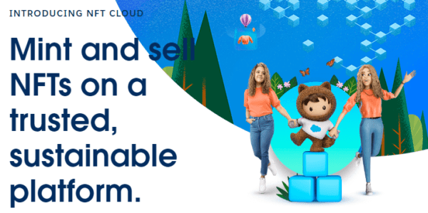 SalesForce's new NFT Cloud offering will help brands easily create their own NFTs.