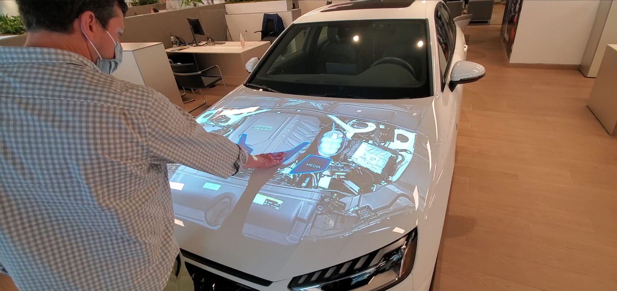Audi Dallas’ Touchless Displays Upgrade Customer Education and Help Cut Showroom Inventory
