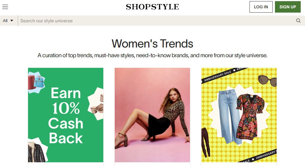 ShopStyle uses technology and trends to make it a first stop for online fashion shoppers.