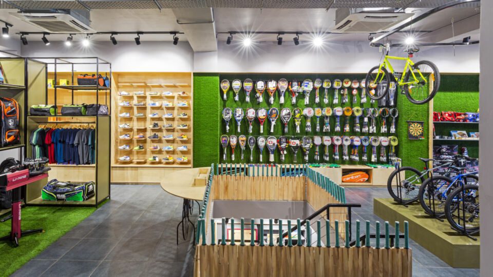 Vegas Sports Store Plays With Activity-Inspired Interior Design