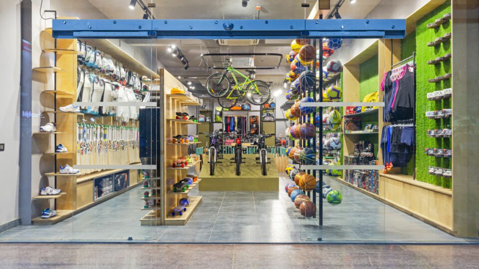 Vegas Sports Store Plays With Activity-Inspired Interior Design