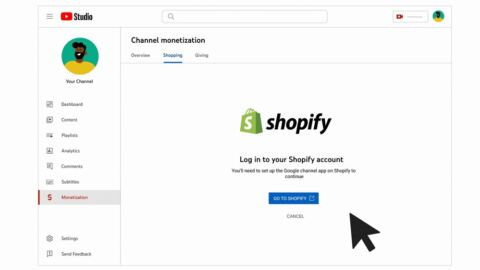 YouTube has partnered with Shopify to make it easier for creators to offer shopping features.