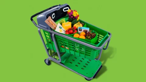 Amazon has upgraded its dash cart and plans to roll out the new design at Whole Foods