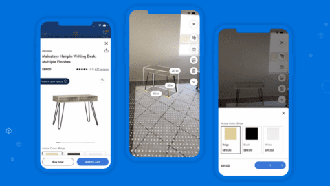 Walmart's debut of AR try-on for furniture is one of several moves AR moves the retail giant has made recently.