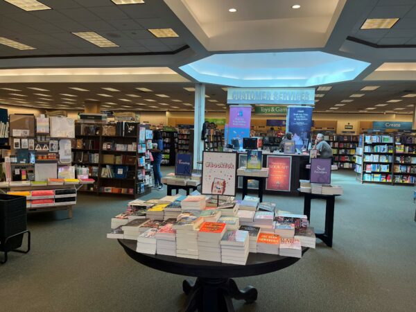 The #BookTok table is front and center at a Barnes & Noble in New Jersey.