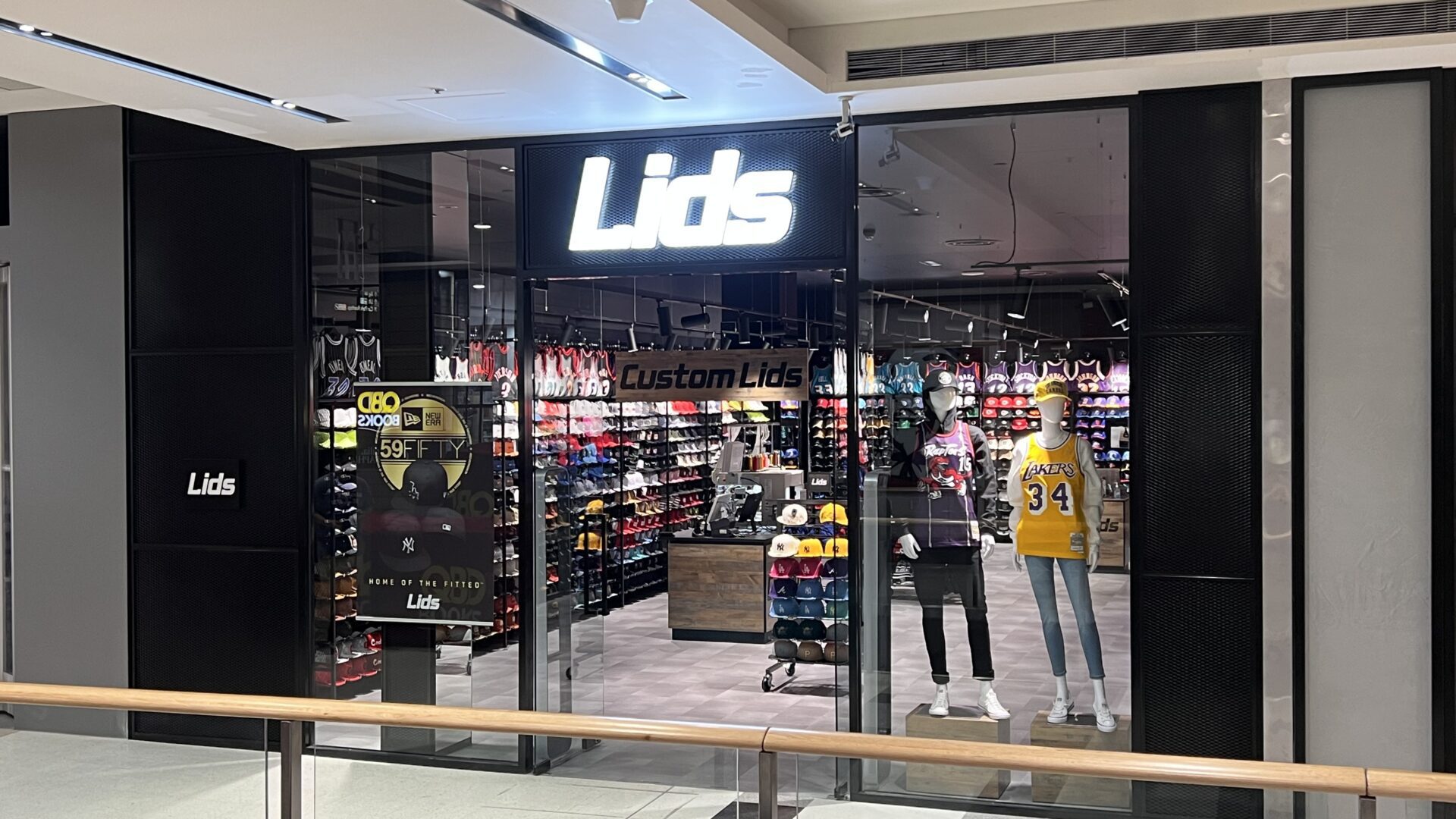 Lids Picks Basketball Theme for First Brick-and-Mortar Store in Australia