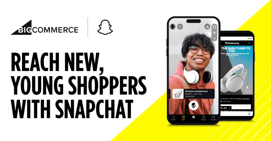 BigCommerce merchants can now easily sell on Snapchat.