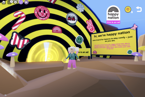 Victoria's Secret's happy nation integration in Roblox.