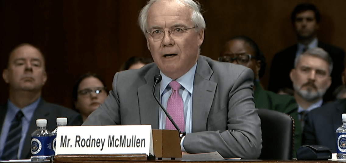 Kroger Co. Chairman and CEO Rodney McMullen testifies before Congress about the proposed merger with Albertsons.